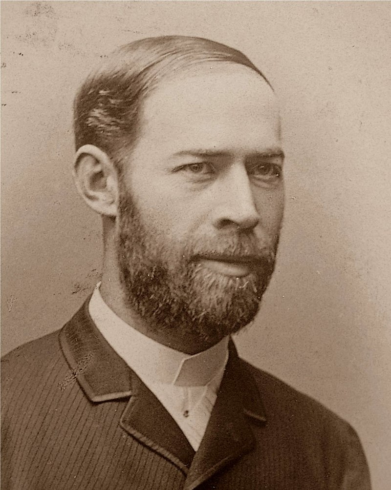 An image of Heinrich Rudolf Hertz, the German physicist who proved the existence of electromagnetic waves.